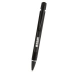 Illuminated Logo Satin Soft-Touch Click Metal Pen Custom Engraved
