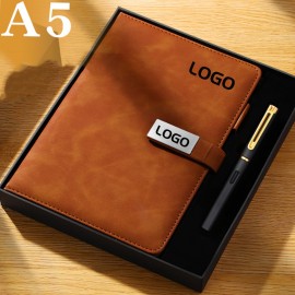 Large Notebook And Pen Gift Set with Logo