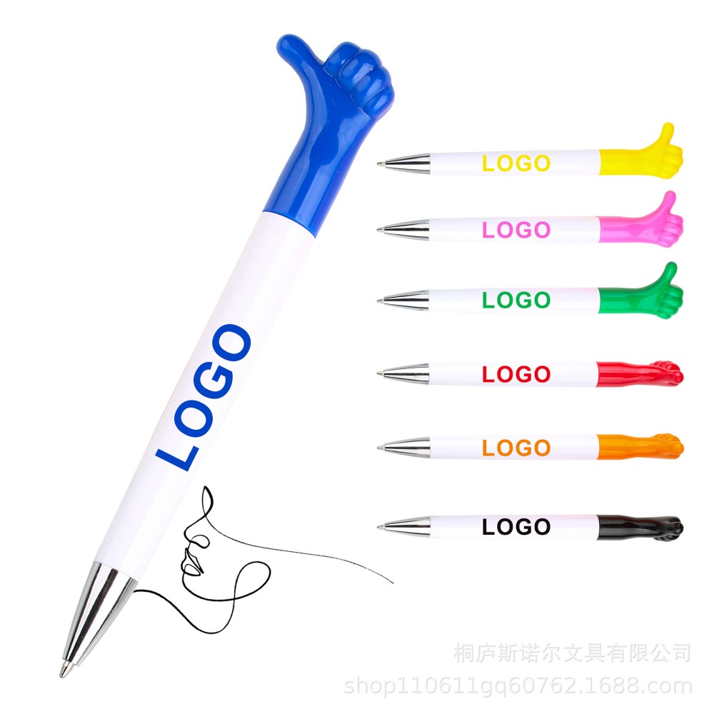 Creative Thumb Up Pen Logo Branded