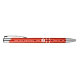 Logo Branded Red Aluminum Pen
