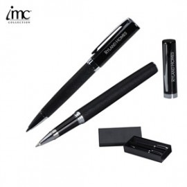 Logo Branded Textured Pen Gift Set