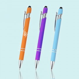 Metallic Ballpoint with Push Activation with Logo