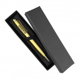 Custom Imprinted UV Full Color Print on Golden Pen with Black Box