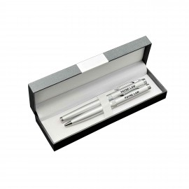 Deluxe Double Pen Set with Apollo-II Pens Custom Imprinted