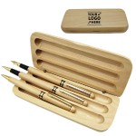Wooden Pen Gift Set Logo Branded