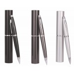 Logo Branded Twist Metal Ballpoint Pen w/ Matching