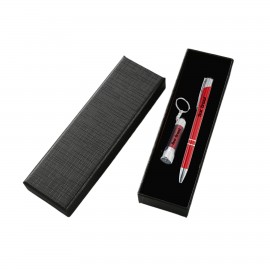 Custom Imprinted Metal Pen & Flashlight Gift Set