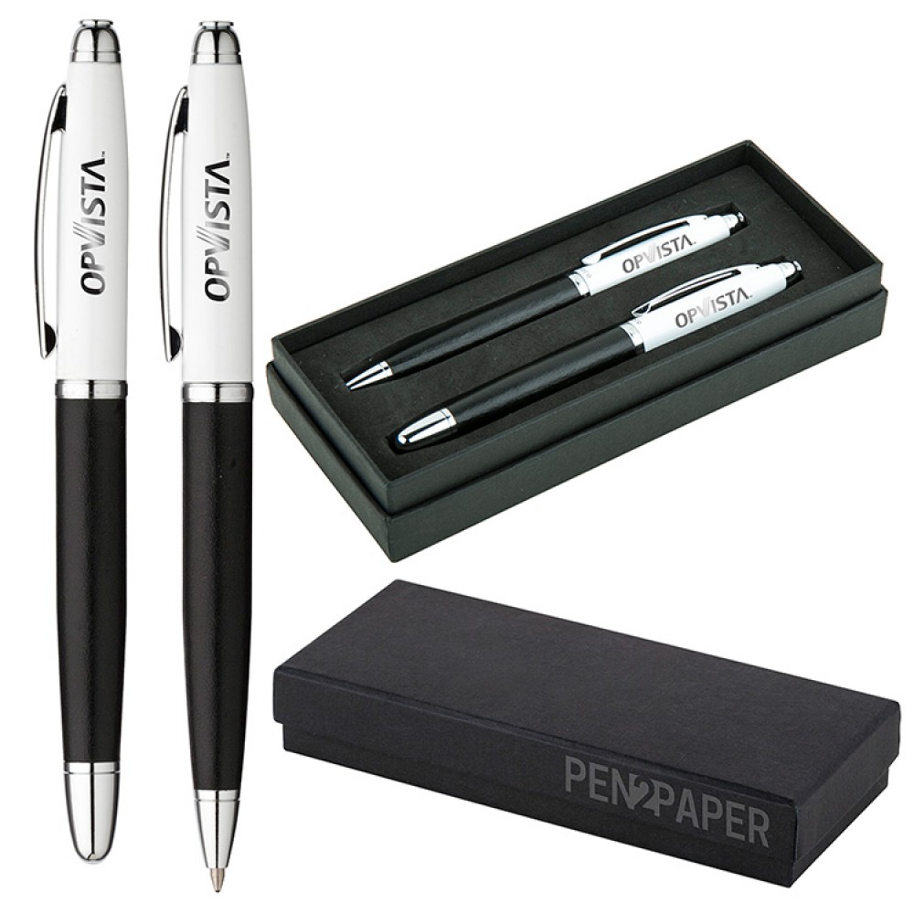 Hawthorne Rollerball & Ballpoint Set Custom Engraved Hawthorne Rollerball & Ballpoint Set Custom Engraved