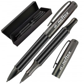 Custom Imprinted CC Executive Pen Set Ballpoint & Rollerball  Custom Imprinted CC Executive Pen Set Ballpoint & Rollerball
