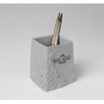 Custom Imprinted Chiseled Edge Pencil Cup