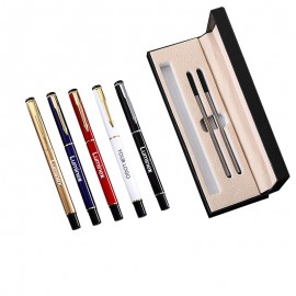 Metal Rollerball Pen Gift Set Custom Engraved