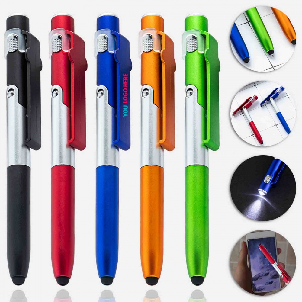 Light Up LED Ballpoint Pen Stylus Logo Branded