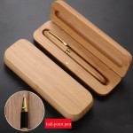 Custom Imprinted Wooden Pen Gift Set with Wooden Case