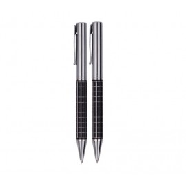 Executive Metallic Pen and Pencil Set Custom Imprinted