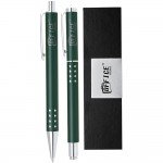 Logo Branded Inca-50-I Rollerball and Ballpoint Pen Sets