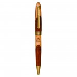 Custom Imprinted Wide Maple/Rosewood Pen
