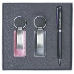 His & Hers Keychain w/Pen Custom Imprinted