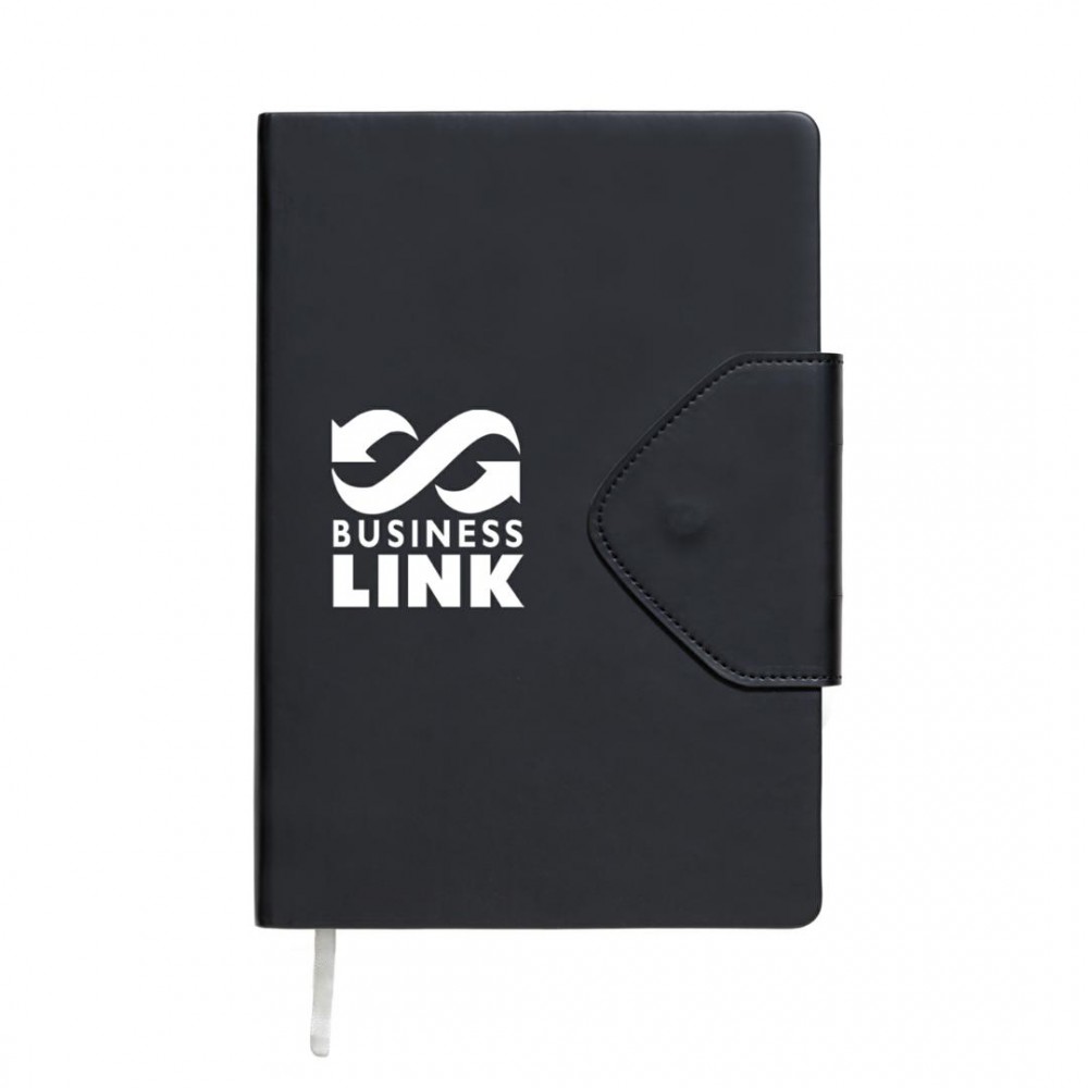 Custom Imprinted Imperial Journal & Pen - Black Custom Imprinted Imperial Journal & Pen - Black