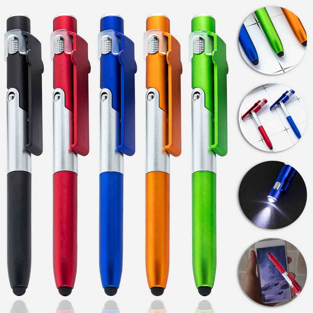 Custom Imprinted Light Up LED Ballpoint Pen Stylus