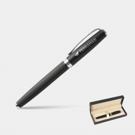 Custom Engraved TiTUS Mate Executive Metal Rollerball Pen Gift Box