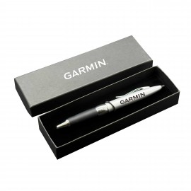Single Pen Set Cardboard Box with Helios-II Pens Logo Branded  Single Pen Set Cardboard Box with Helios-II Pens Logo Branded