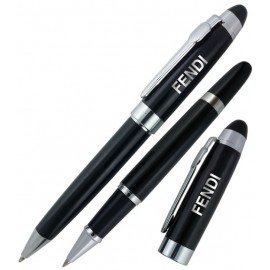 Custom Engraved CC Executive Pen Set Ballpoint & Roller ball