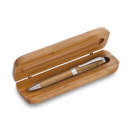 Custom Engraved Premade Bamboo Stylus Pen Set