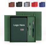 Logo Branded Business Office Notebook Gift Set with Pen and Refill