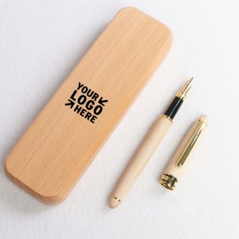 Custom Imprinted Wooden Pen Gift Box