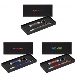 Phoenix & Chroma Softy Gift Set - ColorJet on Pen, Flashlight & Box with Logo