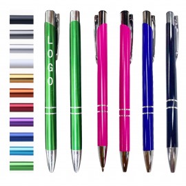 Logo Branded Aluminum Press Ballpoint Pen
