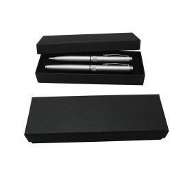 Logo Branded Monte Cristo Rollerball Metal Pen Set (A423/424/PK16)