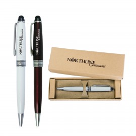 Logo Branded Touch Screen Stylus Pen W/ Deluxe Recyclable Paper Box  Logo Branded Touch Screen Stylus Pen W/ Deluxe Recyclable Paper Box