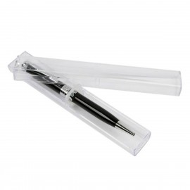 Printed Pen with Acrylic Transparent Pen Case with Logo