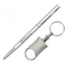 Imperial Pen/Keyring Gift Set - Satin Silver Logo Branded