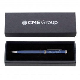 Single Pen Set Cardboard Box with Tantalus-II Pen Custom Imprinted