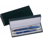 Custom Engraved Mercury II Blue Stylus Pen and Roller Pen Gift Set
