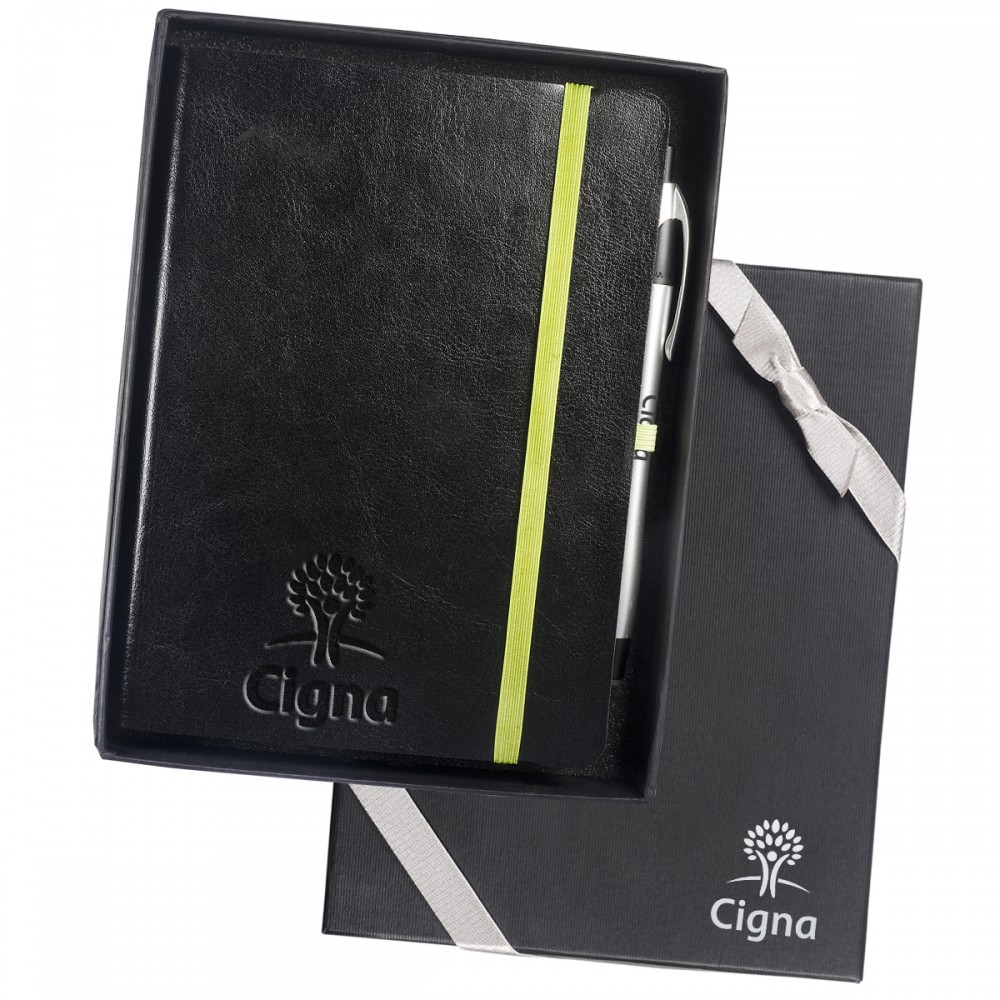 Logo Branded Venezia Journal & Stream Stylus Pen Set Logo Branded Venezia Journal & Stream Stylus Pen Set