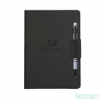 Custom Engraved Eccolo Carlton Journal/Austen Pen/Stylus - (M) Black