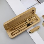 Eco-Friendly Bamboo Writing Set, Corporate Gift Pens Logo Branded