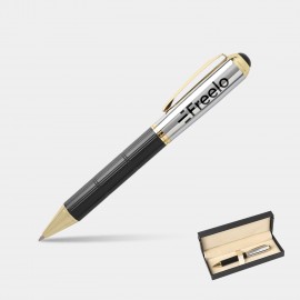 TiTUS Luxury Silver Color Ballpoint Pen Gift Box Custom Engraved