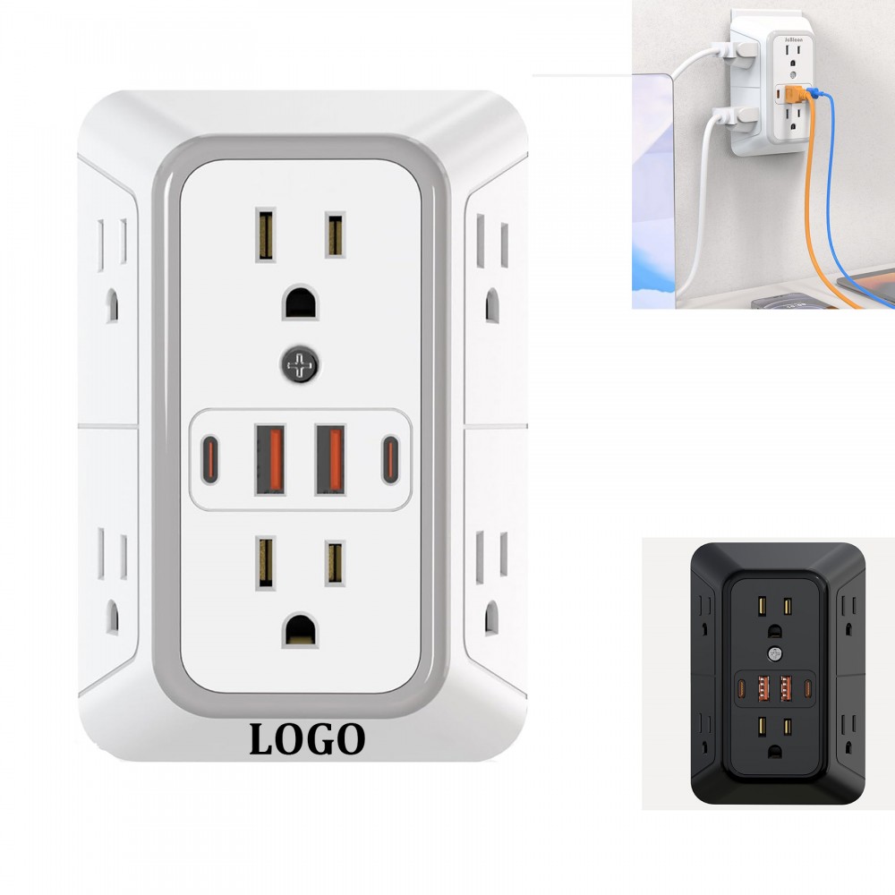 Extender Surge Protector Logo Branded