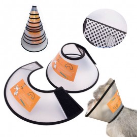 Adjustable Anti-Bite Pet Recovery Collar with Logo