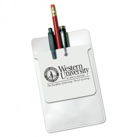 Custom Printed Pocket Protector - 3" Flap  Custom Printed Pocket Protector - 3" Flap