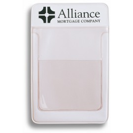 Custom Printed Pocket Protector w/3"x4" Clear Flap  Custom Printed Pocket Protector w/3"x4" Clear Flap