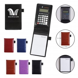 Pocket Notepad with Calculator with Logo