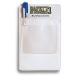 Pocket Protector w/3"x3" Clear Flap Logo Branded