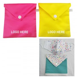 Face Mask Holder Storage Bag Logo Branded