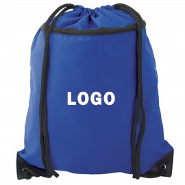 Custom Custom Drawstring Backpack Bags With Zipper Pocket