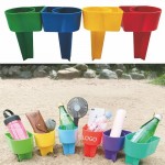 Multi-Functional Sand Cup Holder for Phone Sunglasses Key Custom Imprinted
